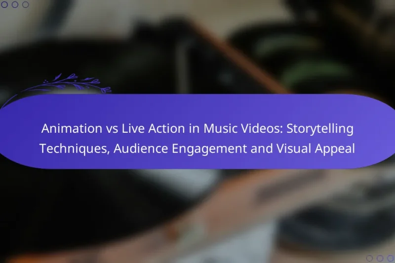 Animation vs Live Action in Music Videos: Storytelling Techniques, Audience Engagement and Visual Appeal