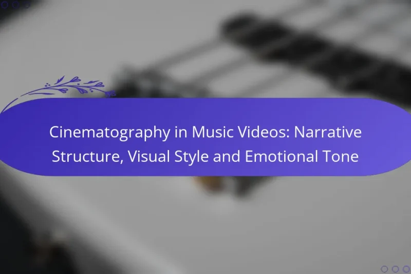 Cinematography in Music Videos: Narrative Structure, Visual Style and Emotional Tone