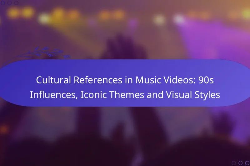 Cultural References in Music Videos: 90s Influences, Iconic Themes and Visual Styles