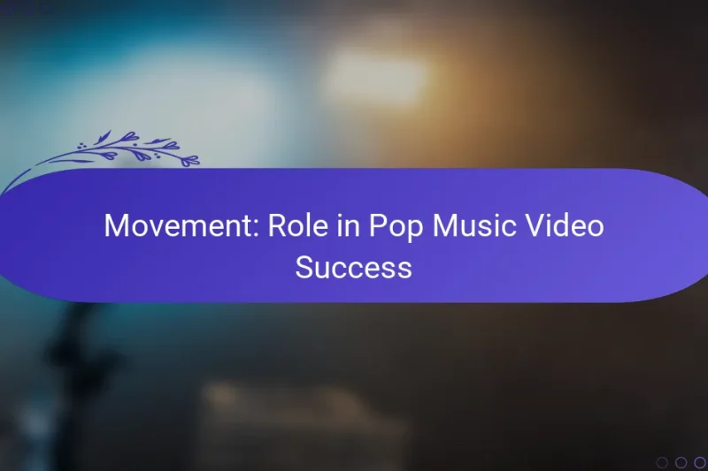 Movement: Role in Pop Music Video Success